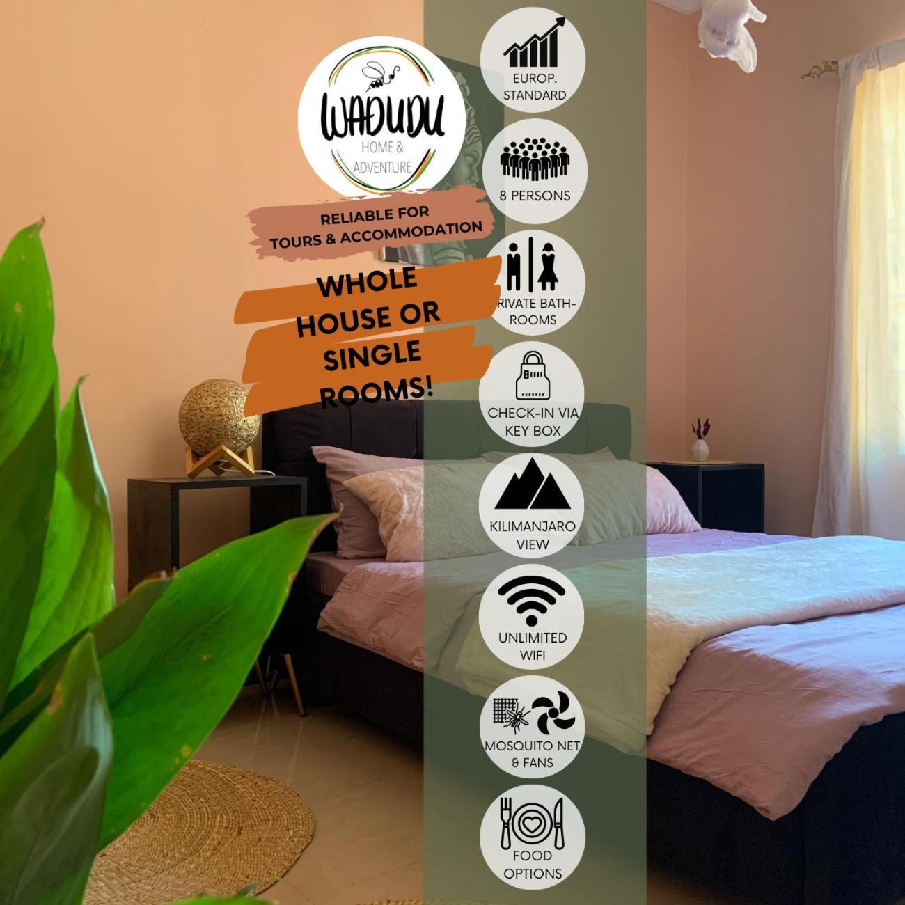Bungalow X Garten & Terrasse X Wlan X Europaeisch Moshi Buitenkant foto